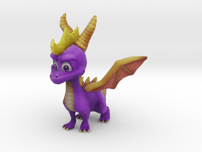 Spyro the Dragon - A hero's tail - 3.78inch in Full Color Sandstone
