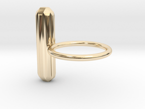 Nova Ring in 14k Gold Plated Brass: 8 / 56.75