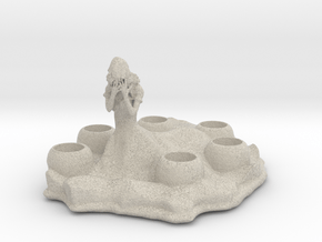 Crying Candle Holder in Natural Sandstone