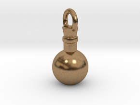 Potion Pendant/Keychain in Natural Brass