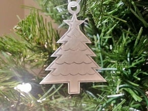 Trapped Wax Tree Ornament in Tan Fine Detail Plastic