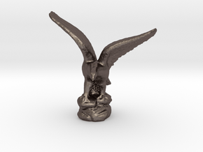 Eagle in Polished Bronzed Silver Steel