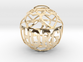 Thorgy Lovaball in 14k Gold Plated Brass
