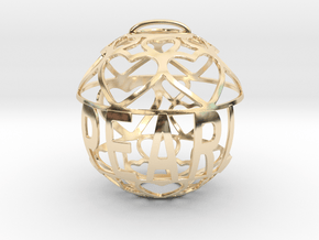 Pearl Lovaball in 14k Gold Plated Brass