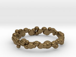 Bubble Ring in Polished Bronze: 8 / 56.75