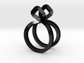Sharp Rythm Allure, US size 5, Ring d=15,5 mm(all  in Matte Black Steel: 5 / 49