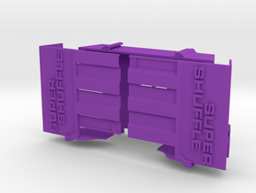 SuperShuffle - Spades in Purple Processed Versatile Plastic