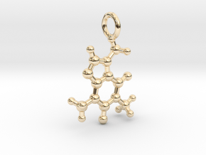 Caffeine BAS With Ring in 14k Gold Plated Brass