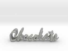 Chocolate Chocolate Necklace in Aluminum
