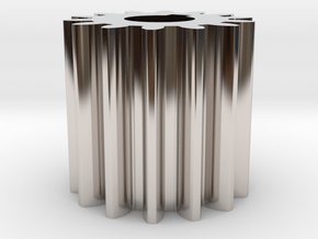 Cylindrical gear Mn=1 Z=14 AP20° Beta0° b=15 HoleØ in Platinum
