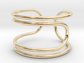 Paperclip Ring in 14K Yellow Gold: 6 / 51.5