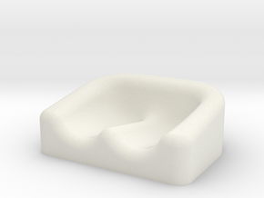 Earplug Dish 01 in White Natural Versatile Plastic