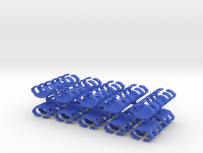 Game Piece, Shipyard, 20-set in Blue Processed Versatile Plastic