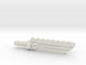 Combat Knife (WFC), 5mm in White Natural Versatile Plastic
