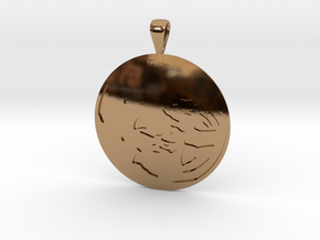 Ganymede in Polished Brass