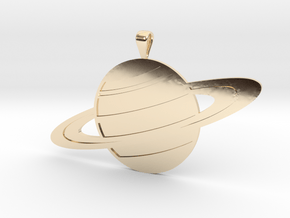 Saturn in 14K Yellow Gold