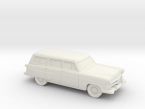 1/87 1952 Ford Crestline Station Wagon in White Natural Versatile Plastic