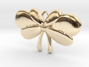Ribbon Bow in 14K Yellow Gold