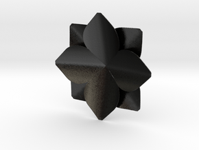 Flower in Matte Black Steel