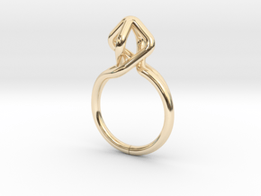 Dancing D.022, Ring US size 5.5, d=16mm in 14K Yellow Gold: 5.5 / 50.25