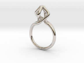 Dancing D.022, Ring US size 5.5, d=16mm in Platinum: 5.5 / 50.25