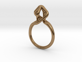 Dancing D.022, Ring US size 5.5, d=16mm in Natural Brass: 5.5 / 50.25