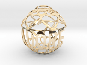 Adore Lovaball in 14k Gold Plated Brass