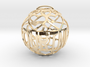 Courtney Lovaball in 14k Gold Plated Brass