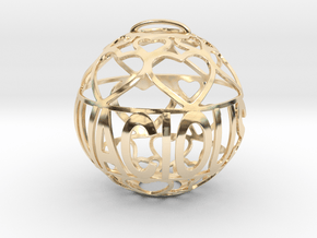 Vivacious Lovaball in 14k Gold Plated Brass