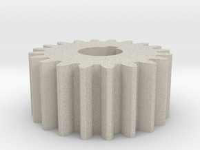 Cylindrical gear Mn=1 Z=20 AP20° Beta0° b=10 HoleØ in Natural Sandstone