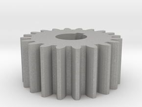 Cylindrical gear Mn=1 Z=20 AP20° Beta0° b=10 HoleØ in Aluminum