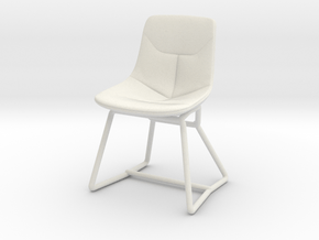 Miniature Corina Chair - Ludovica & Roberto Palomb in White Natural Versatile Plastic: 1:12