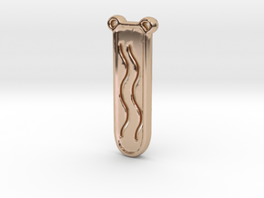 V-6 CH in 14k Rose Gold Plated Brass