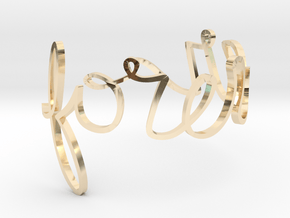 Forever Ring in 14k Gold Plated Brass: 10 / 61.5