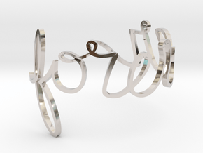 Forever Ring in Rhodium Plated Brass: 10 / 61.5