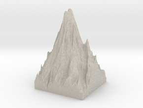Model of Mount Rainier in Natural Sandstone