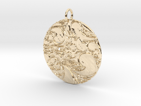 Knowble Nephew Pendant in 14k Gold Plated Brass