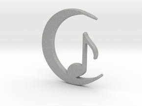 Eighth Crescent Moon in Aluminum