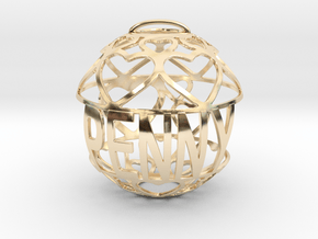 Penny Lovaball in 14k Gold Plated Brass