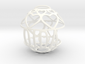 Dida Lovaball in White Processed Versatile Plastic