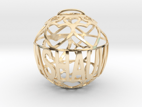 Lashauwn Lovaball in 14k Gold Plated Brass