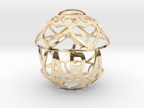 Yara Lovaball in 14k Gold Plated Brass