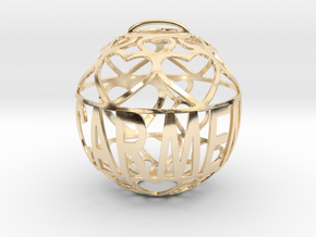 Carmen Lovaball in 14k Gold Plated Brass