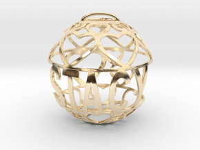 Stacy Lovaball in 14k Gold Plated Brass