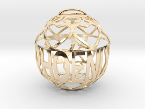 Phoenix Lovaball in 14k Gold Plated Brass