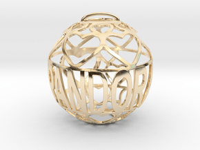 Pandora Lovaball in 14k Gold Plated Brass