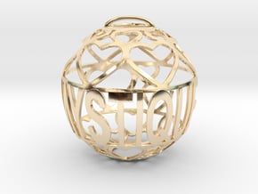 Mystique Lovaball in 14k Gold Plated Brass