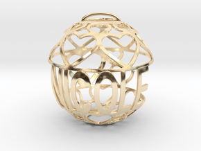 Nicole Lovaball in 14k Gold Plated Brass