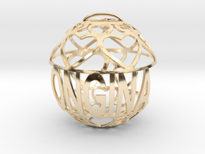 Ongina Lovaball in 14k Gold Plated Brass