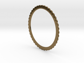 Ingranaggi Bangle - 2mm Thick in Polished Bronze